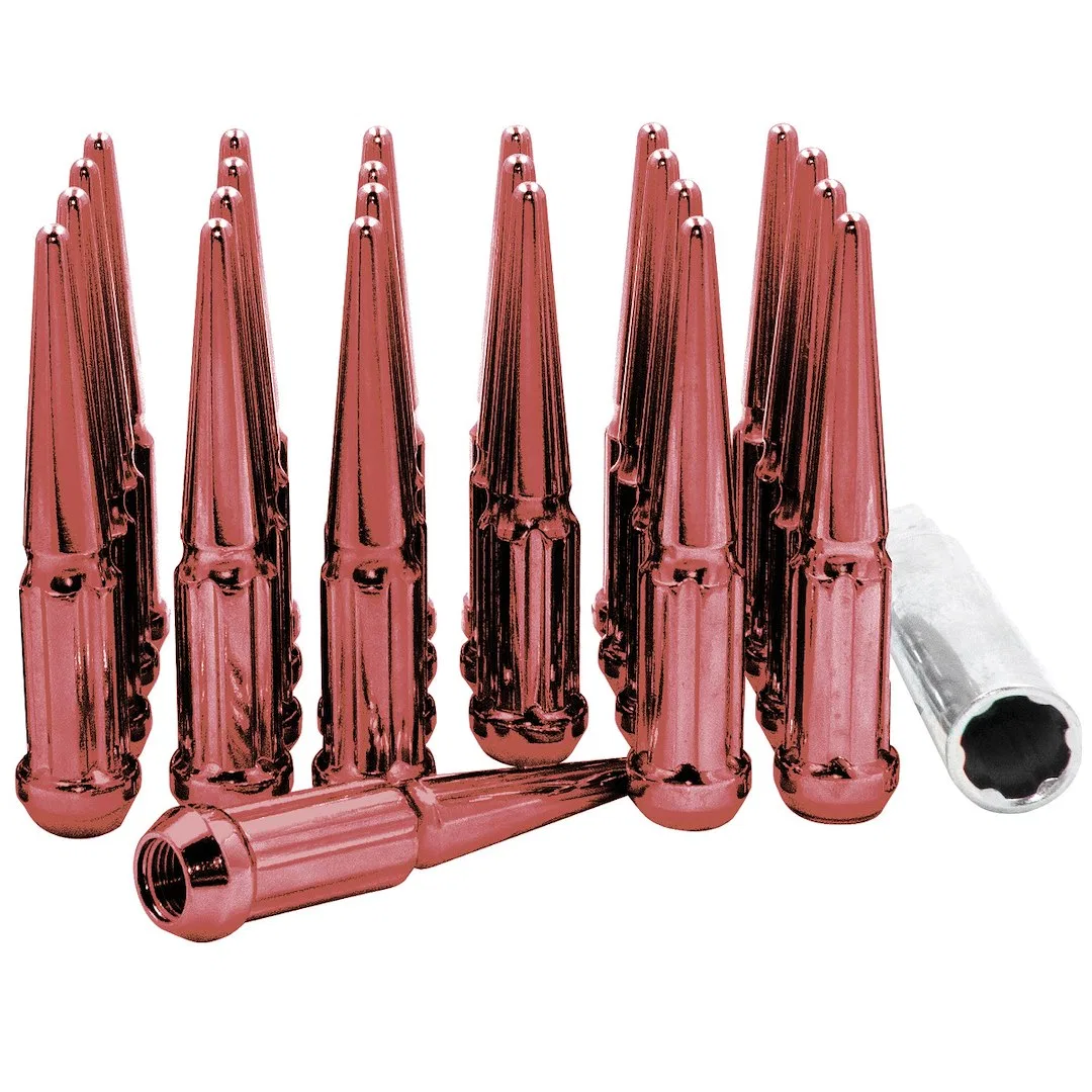 251648R – REVOLUTION Lug Nut, 6 Lug Kit 14 Millimeter x 1.5 Thread Size 60 Degree Conical Spline Drive Acorn XXL Long...